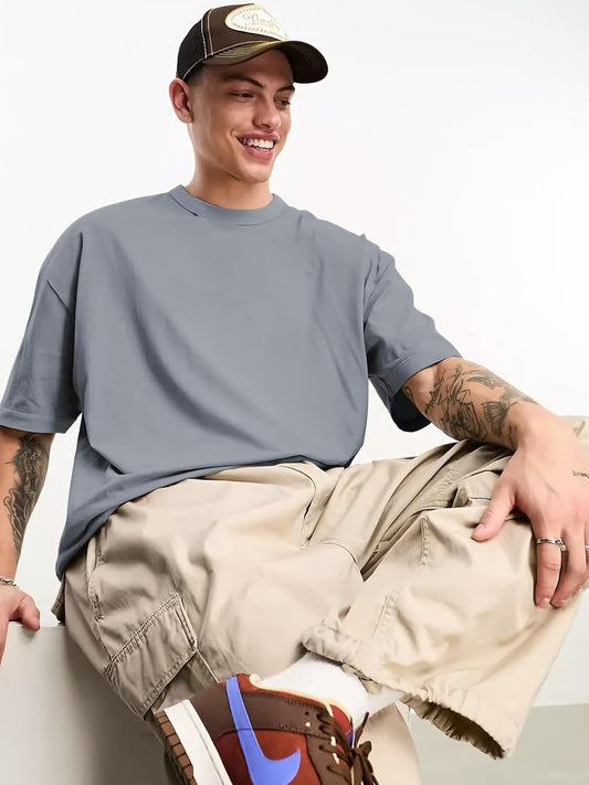 STREETHUD Plain Grey T Shirts